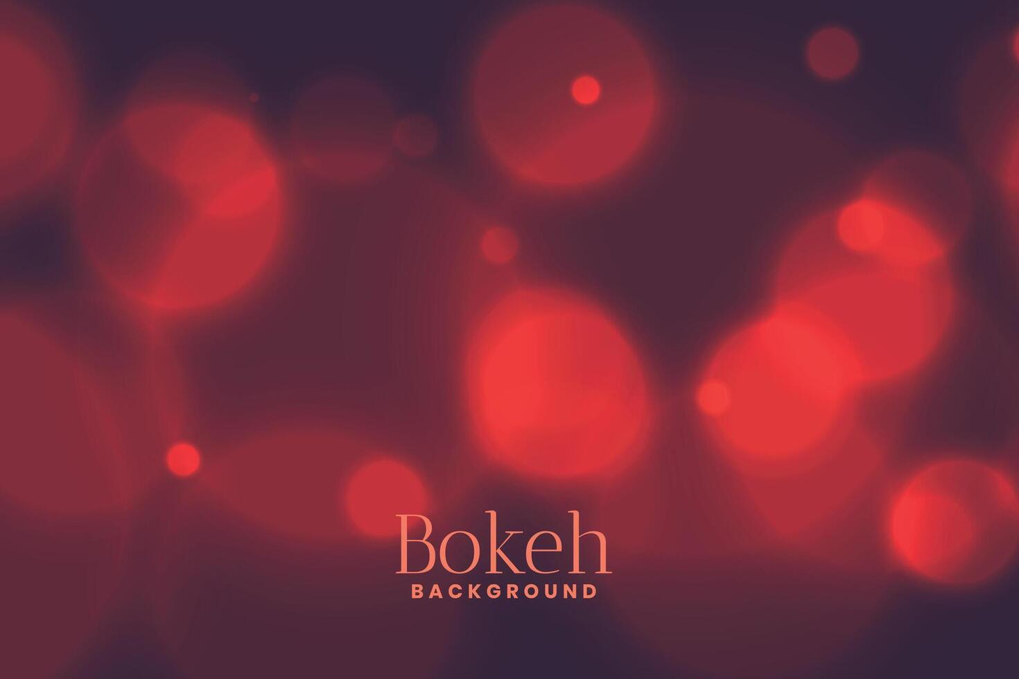 borrado bokeh luz efeito fundo dentro desbotado vermelho cor vetor