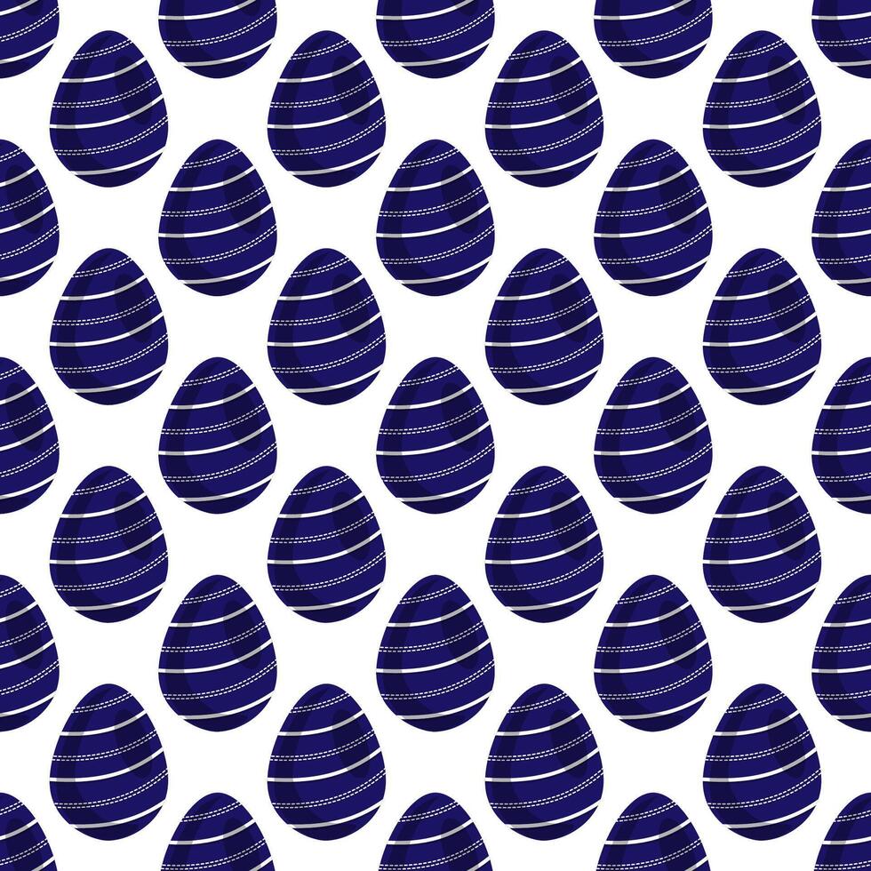 ilustração em tema desatado celebração feriado Páscoa com caçar colorida brilhante ovos vetor