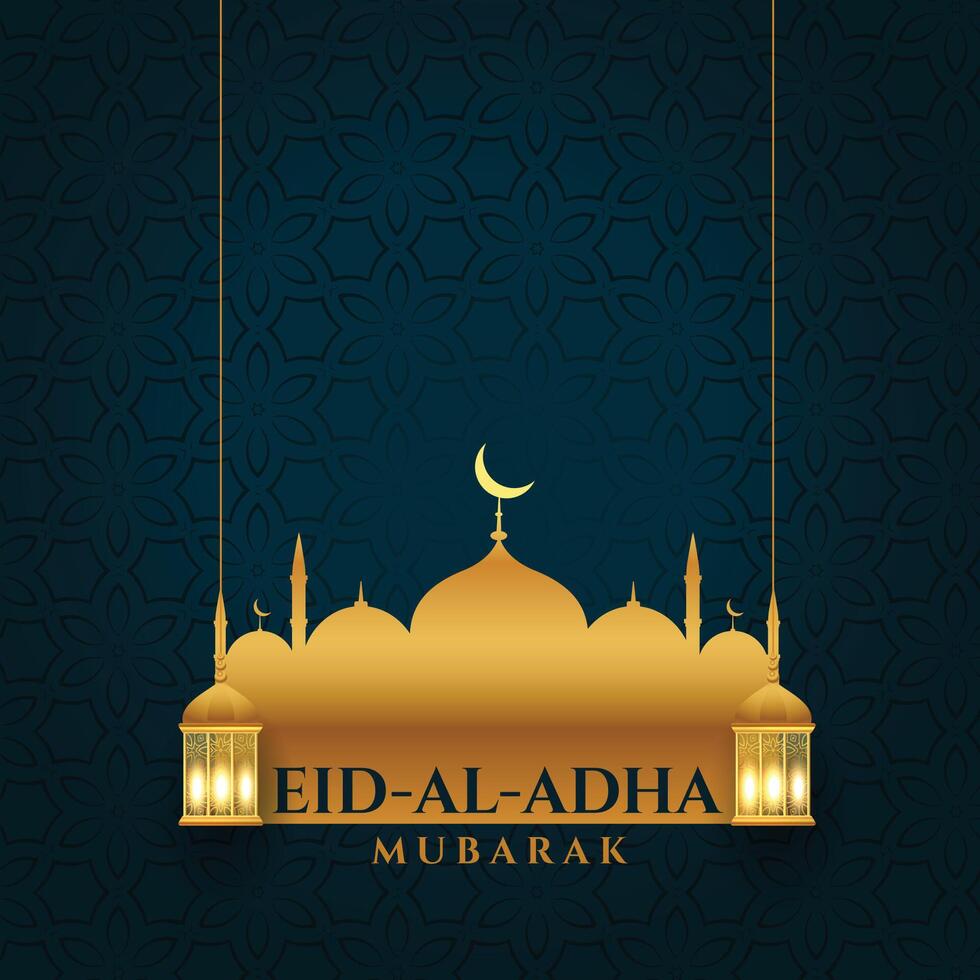 atraente eid al adha Bakrid festival fundo vetor