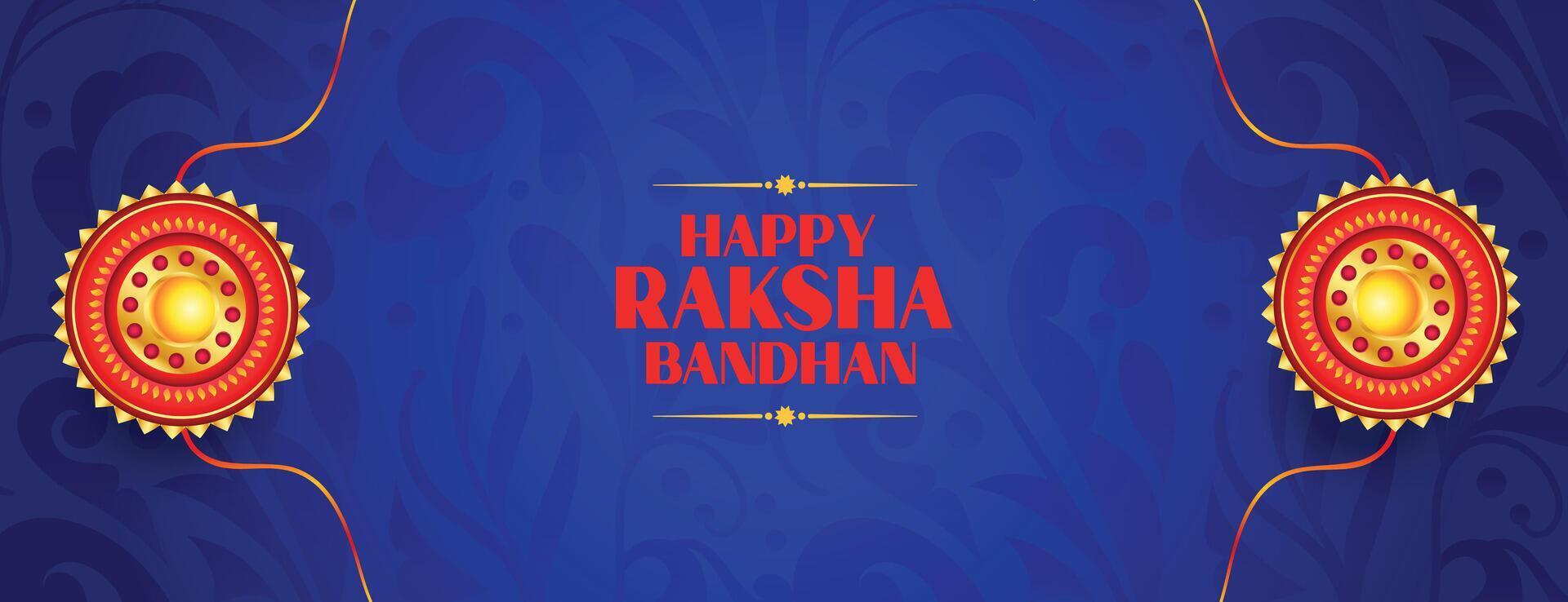 étnico estilo raksha bandhan celebração desejos cartão modelo vetor