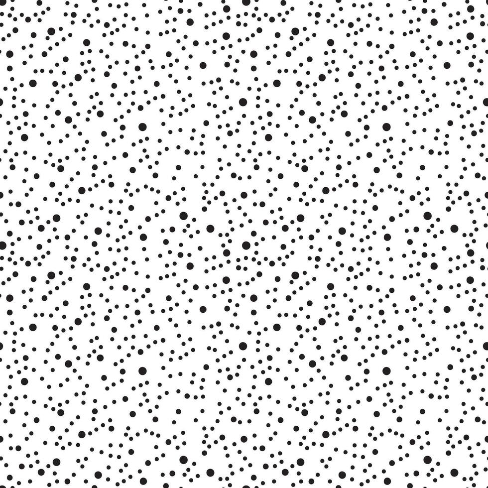 simples desatado padronizar com pontos este se assemelha uma constelação do estrelas. irregular círculos coleção dentro Preto sobre branco. simples monocromático geométrico enfeite para impressão em diferente superfícies. vetor