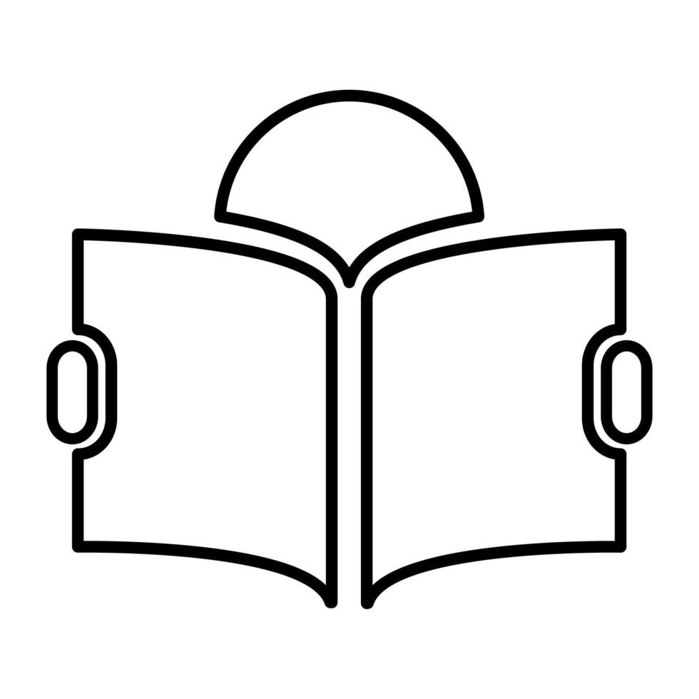 lendo livro plano vetor ícone Educação símbolo classe do placa ilustração para gráfico projeto, logotipo, rede site, social meios de comunicação, Móvel aplicativo, ui ilustração