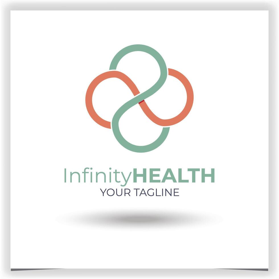 saúde clínica logotipo Projeto modelo vetor