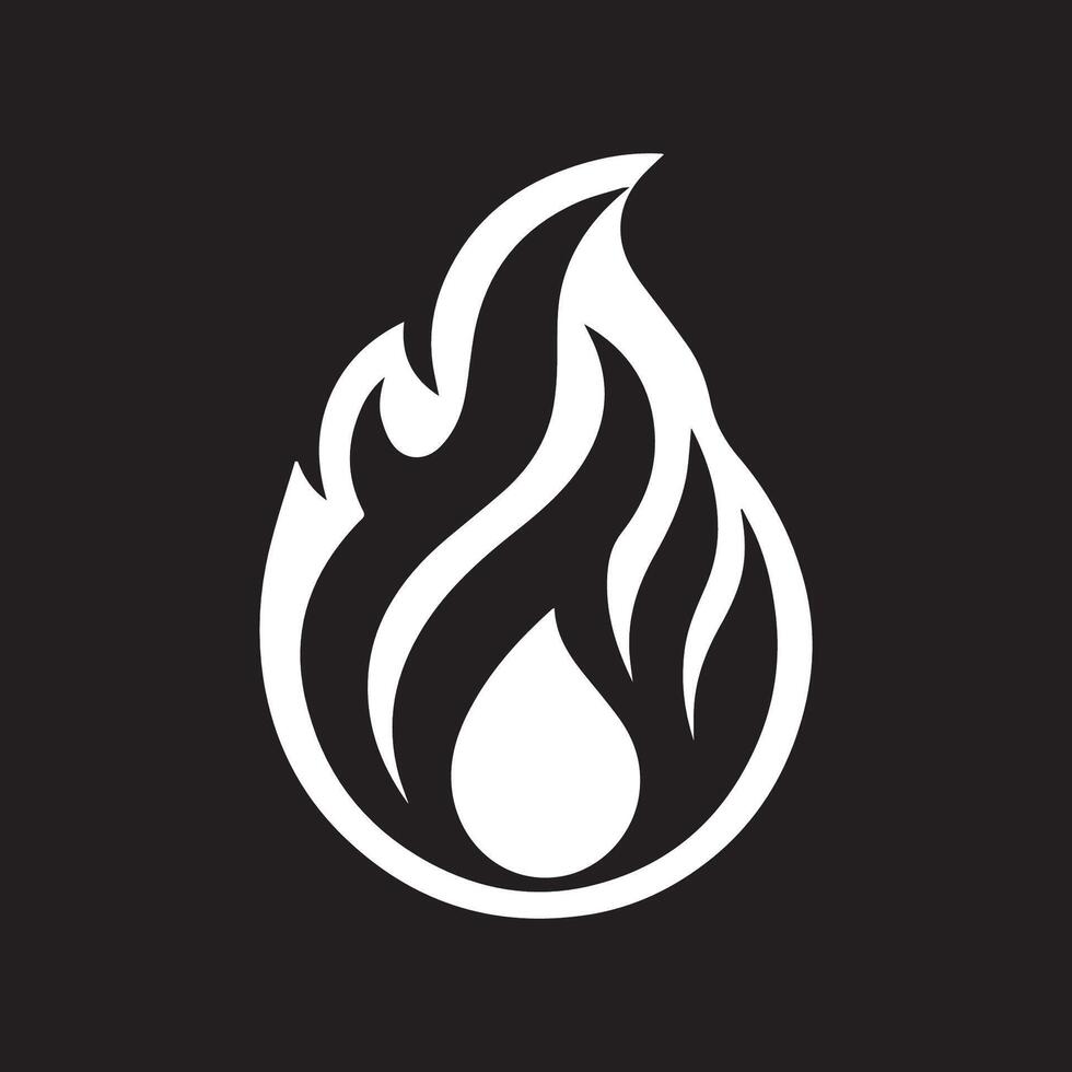 simples Projeto logotipo, moderno conceito fogo logotipo vetor
