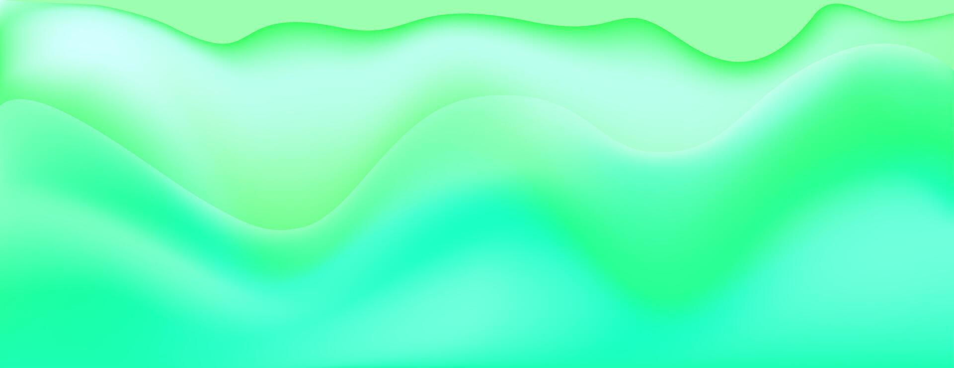 vetor abstrato gradiente verde fundo. colorida meio-tom fumaça, suave verde brilhante gradiente onda Fon. moderno borrão voltar. terno para poster, cobrir, bandeira, folheto, local na rede Internet, venda