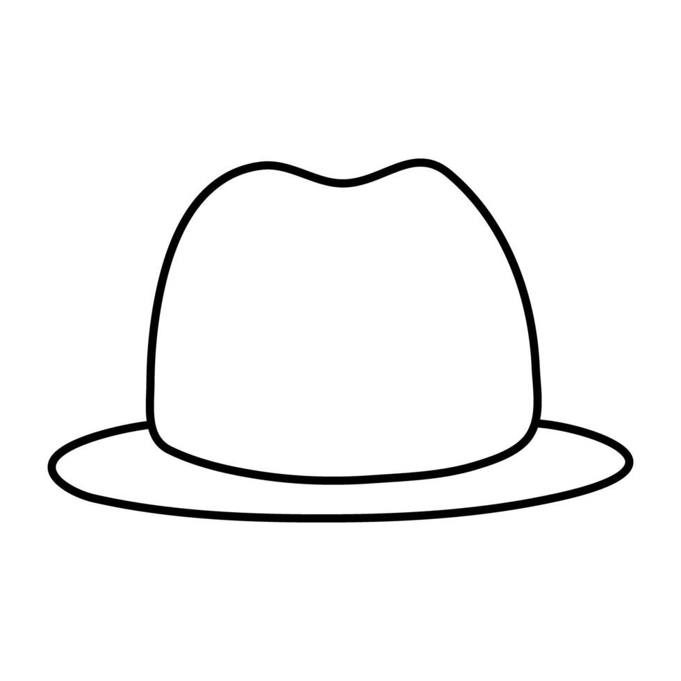 moderno Projeto ícone do chapéu vetor