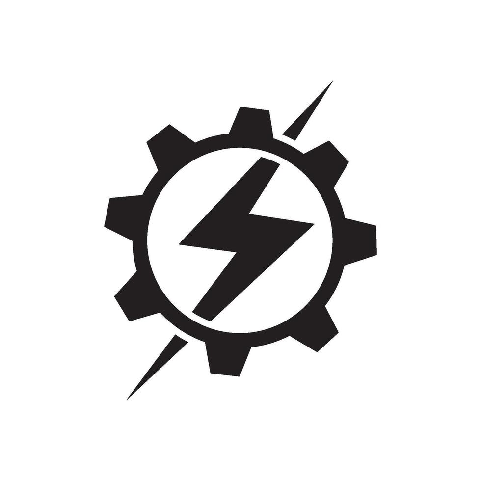 logotipo de energia elétrica vetor