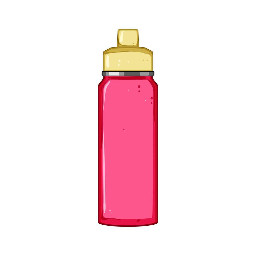 frasco garrafa térmica garrafa desenho animado vetor ilustração