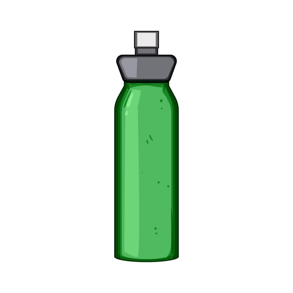 inoxidável garrafa térmica garrafa desenho animado vetor ilustração