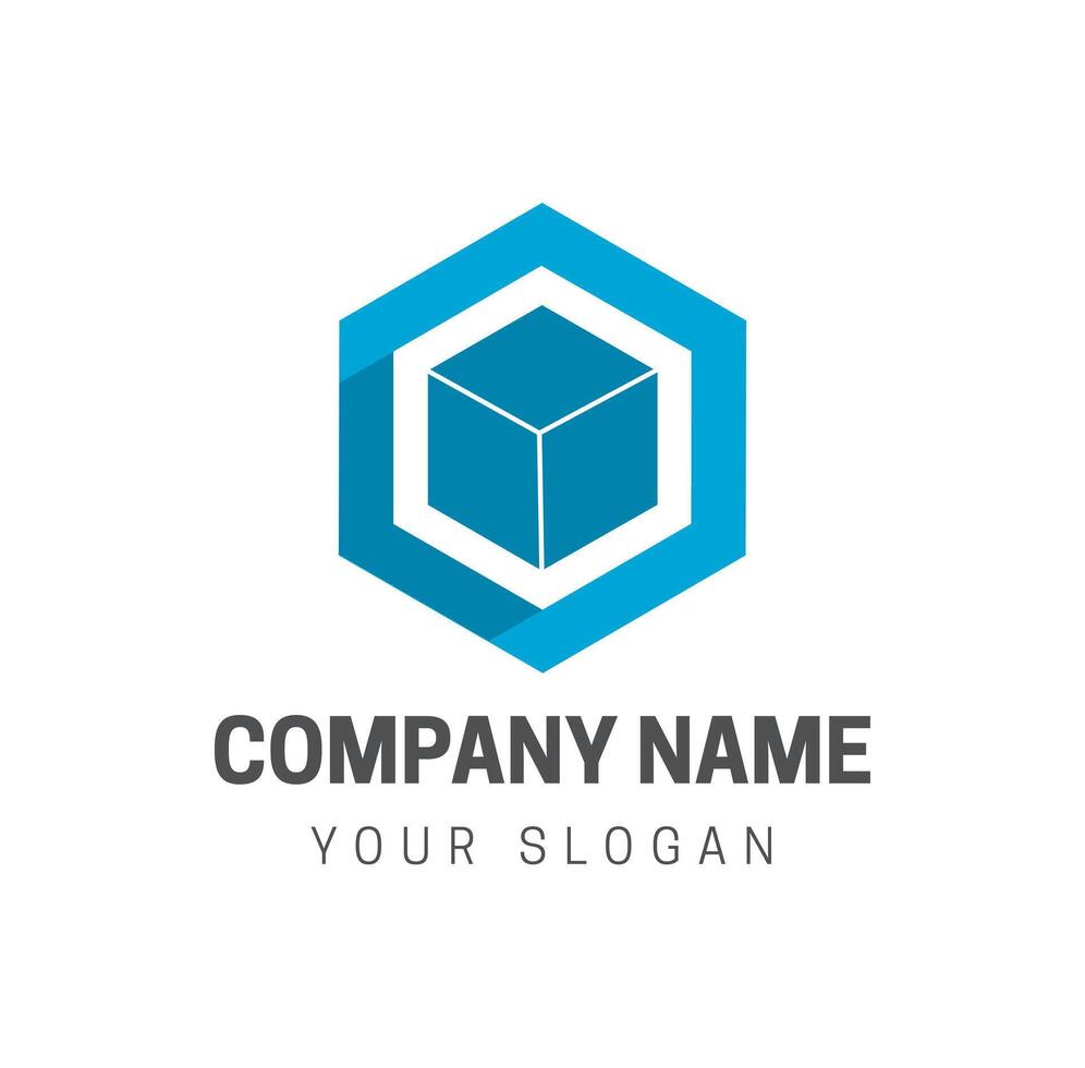 quadrado corporativo logotipo vetor