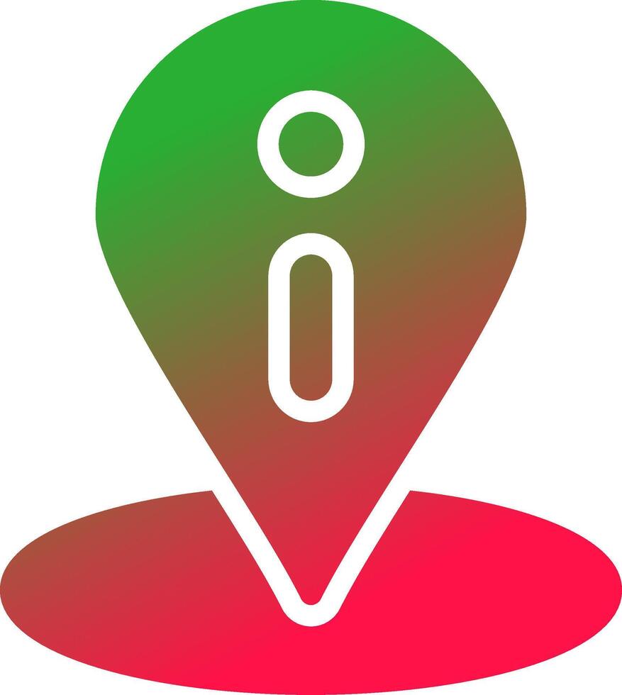 design de ícone criativo de localização vetor