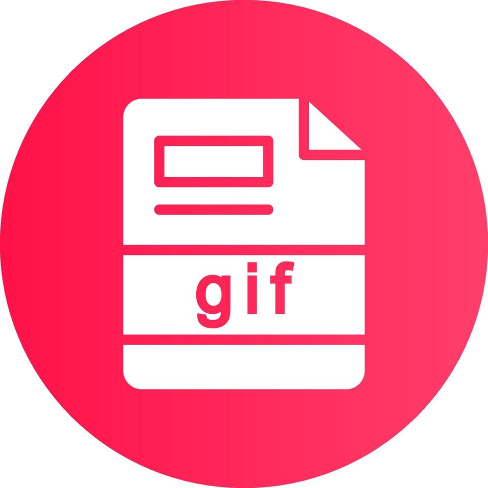 gif criativo ícone Projeto vetor