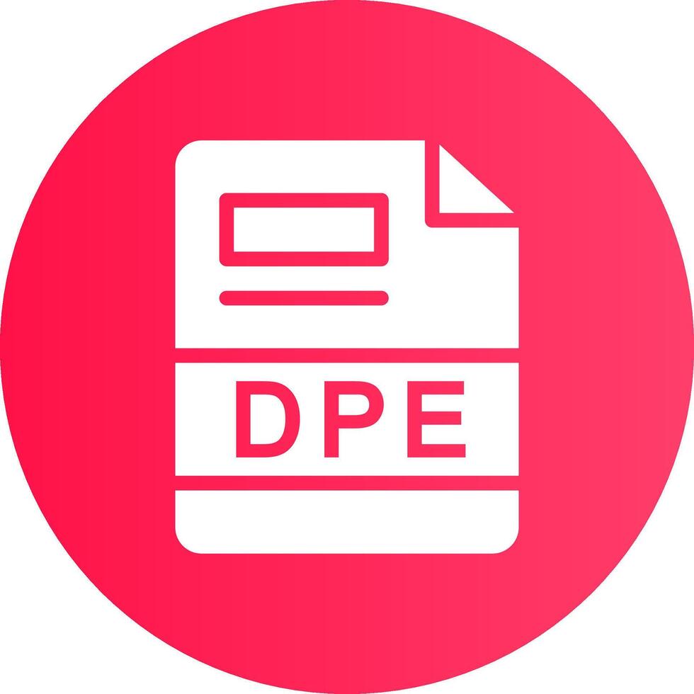 dpe criativo ícone Projeto vetor