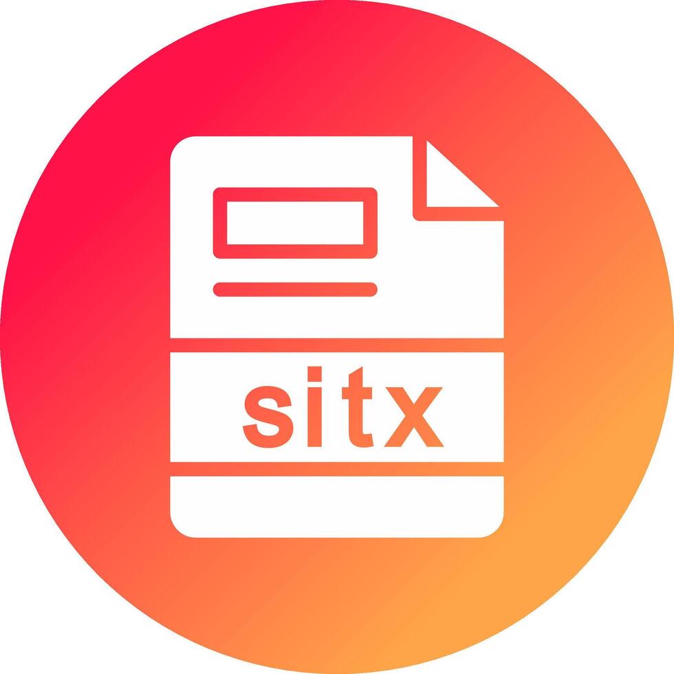 sitx criativo ícone Projeto vetor