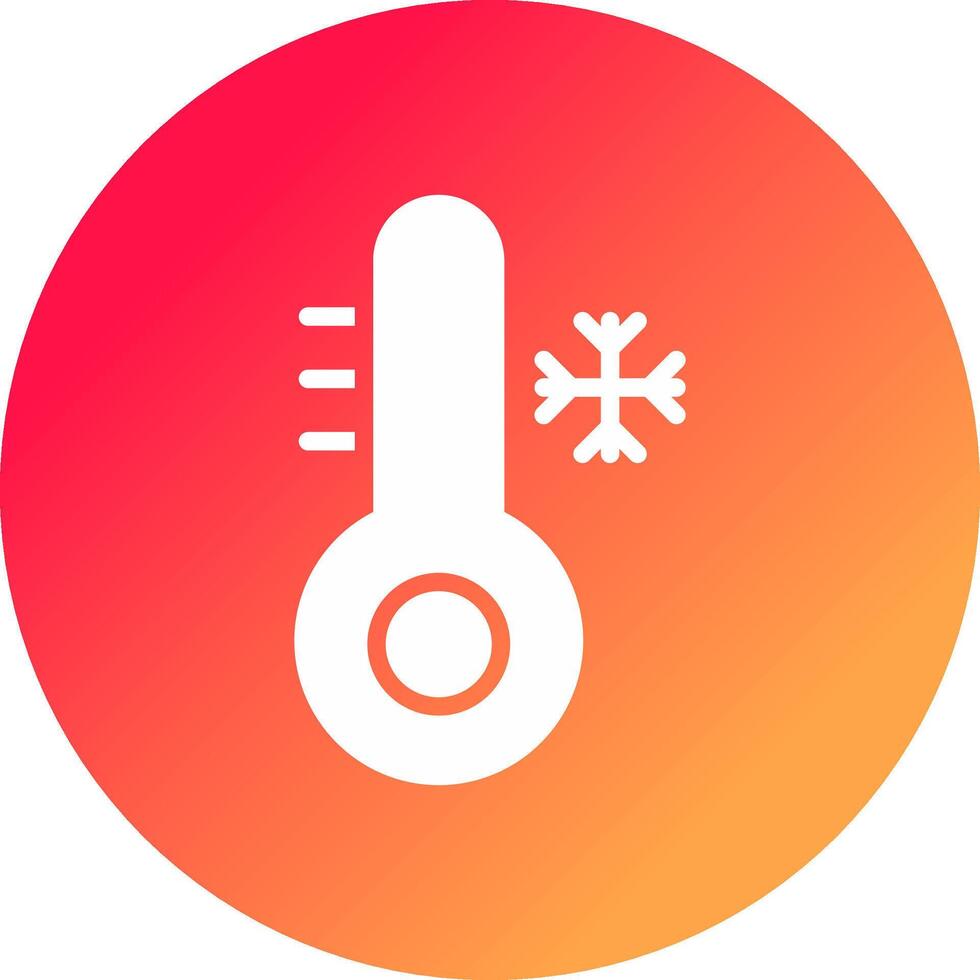 design de ícone criativo de termômetro vetor