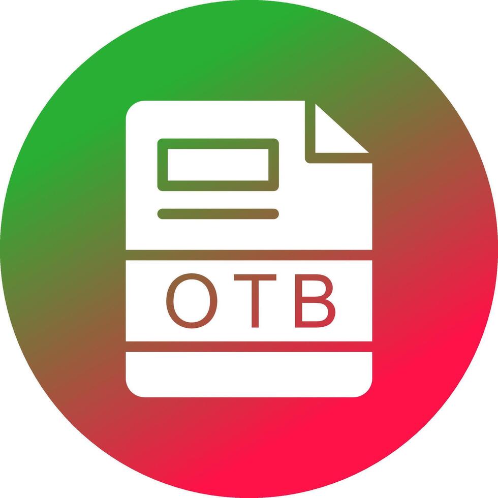 otb criativo ícone Projeto vetor