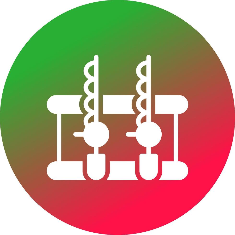 Cajado suporte criativo ícone Projeto vetor