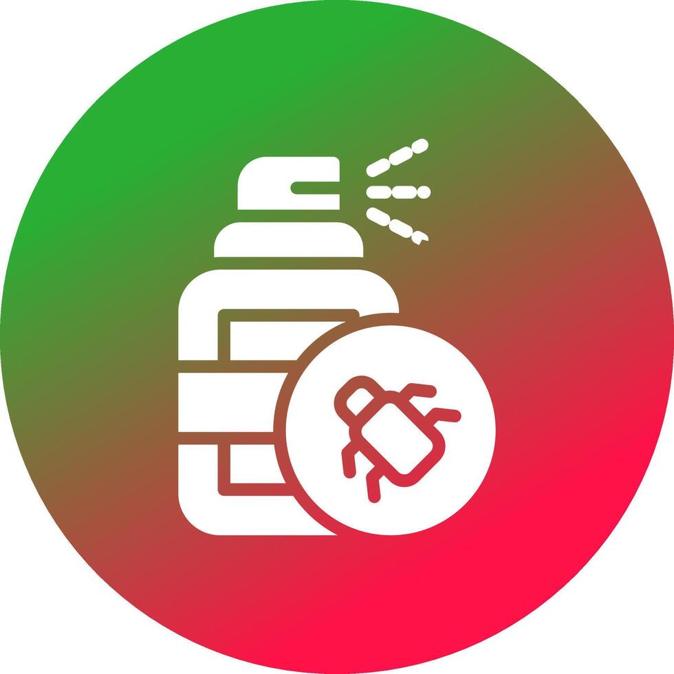 design de ícone criativo de garrafa de spray vetor