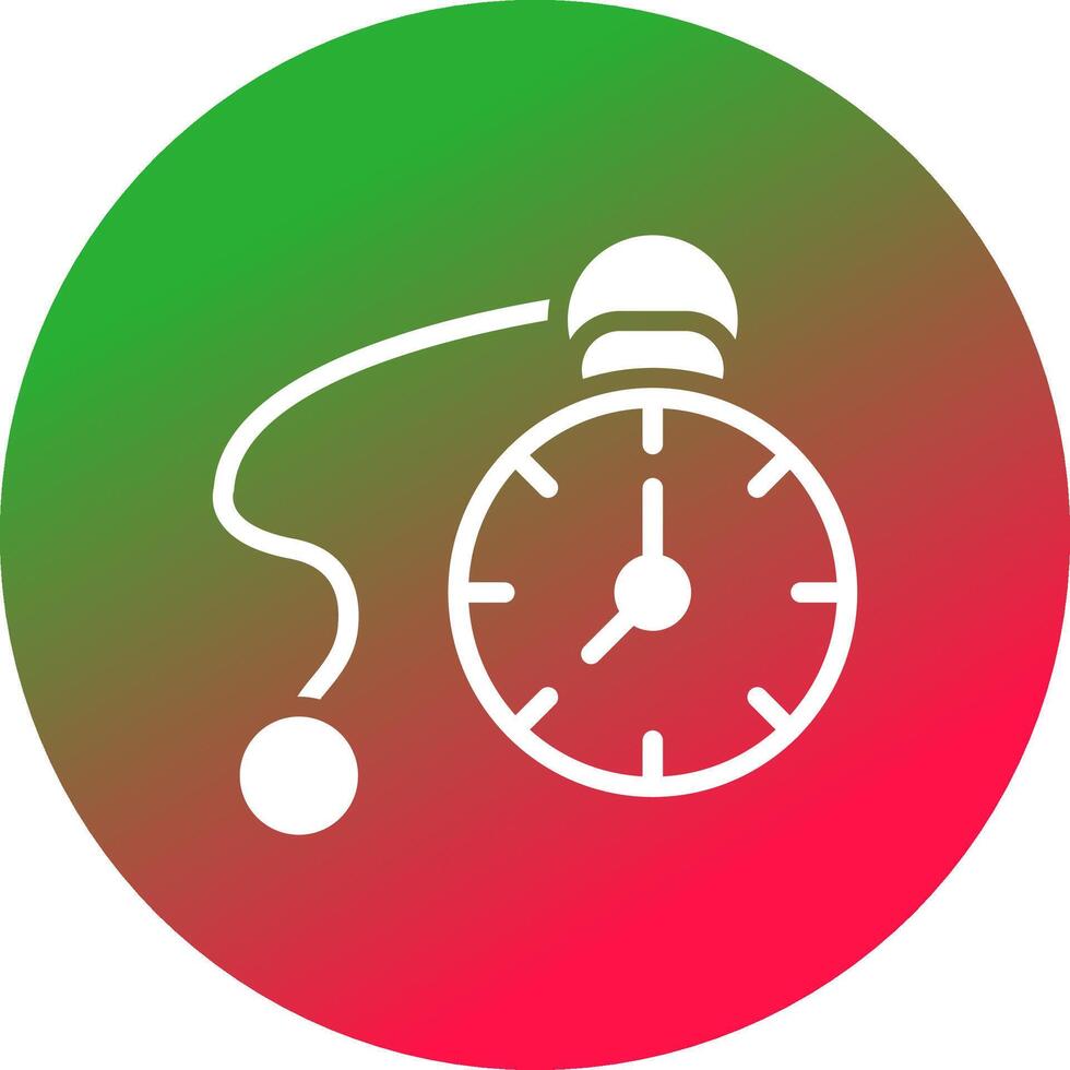 design de ícone criativo de relógio de bolso vetor