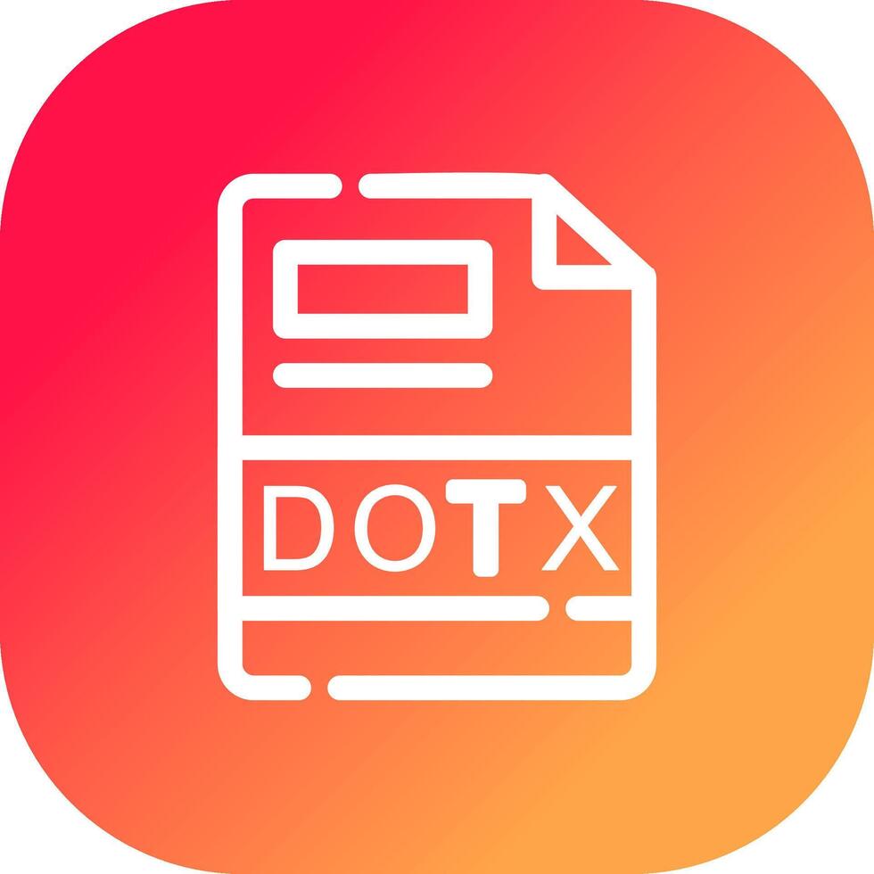 dotx criativo ícone Projeto vetor