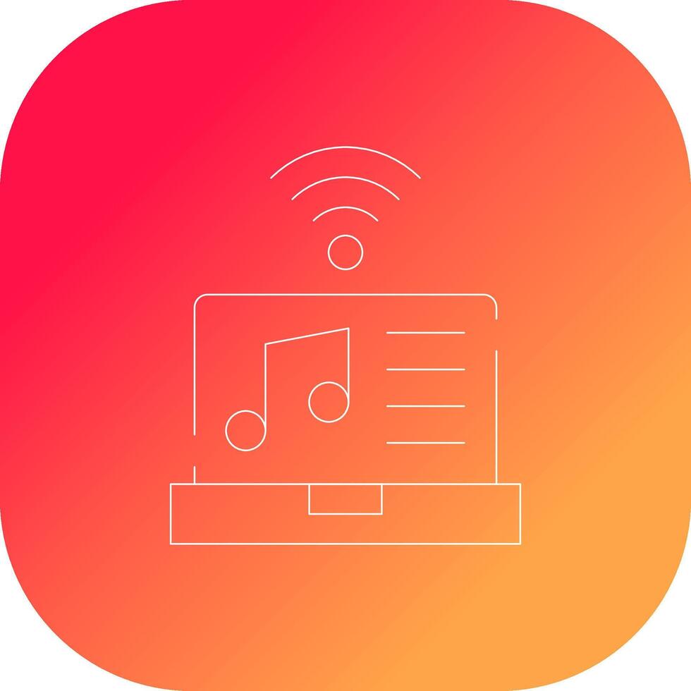 inteligente música coluna criativo ícone Projeto vetor