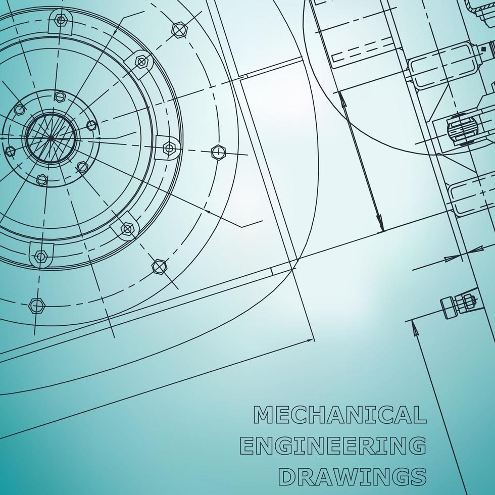 sistemas de design auxiliado por computador. indústria de construção de máquinas. identidade corporativa vetor