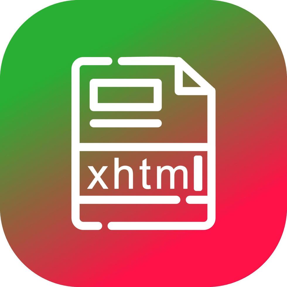 xhtml criativo ícone Projeto vetor