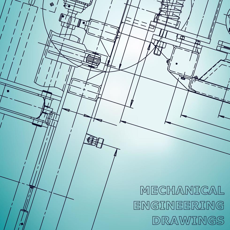 sistemas de design auxiliado por computador. indústria de construção de máquinas. identidade corporativa vetor