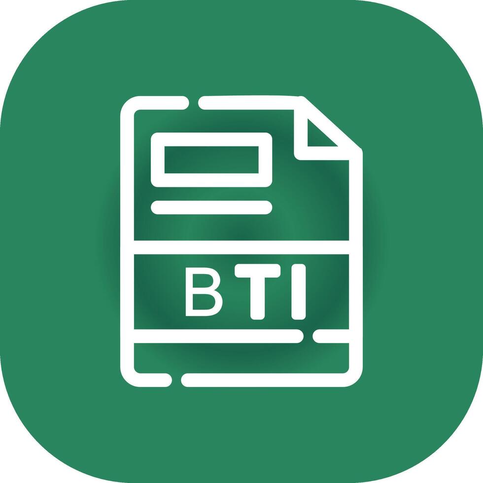 bti criativo ícone Projeto vetor