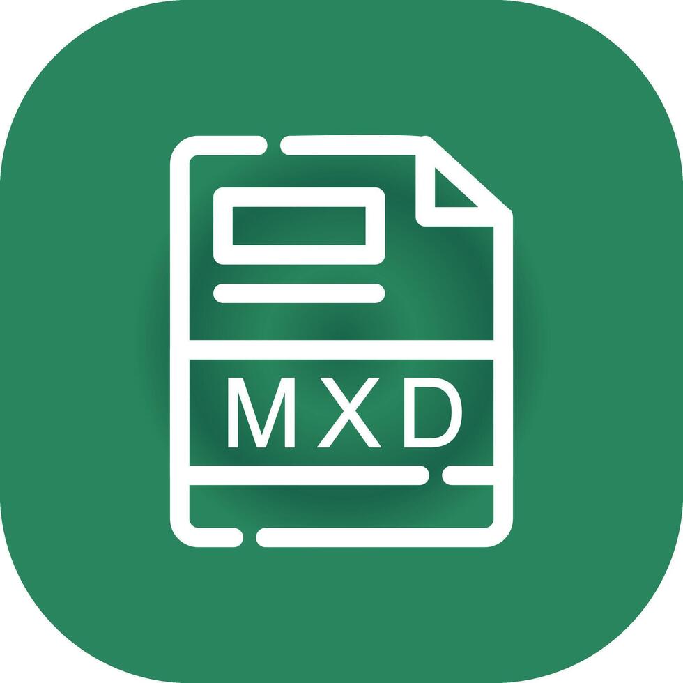 mxd criativo ícone Projeto vetor