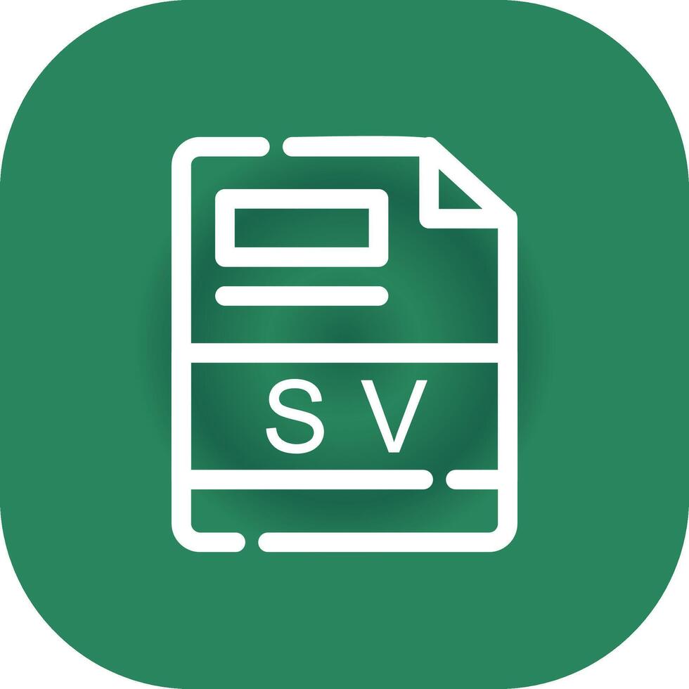 sv criativo ícone Projeto vetor