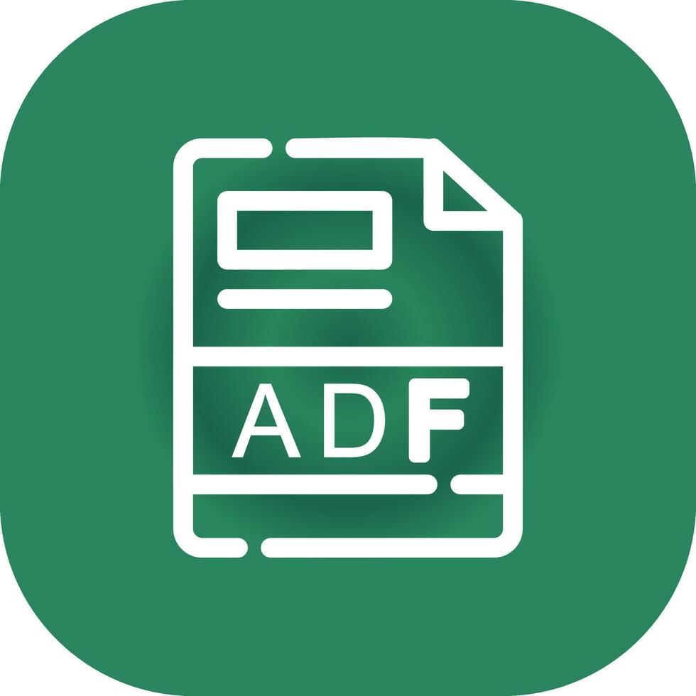 adf criativo ícone Projeto vetor