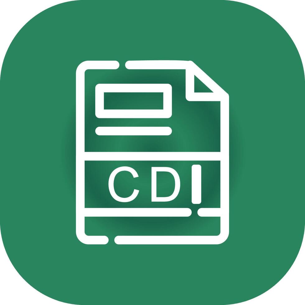 cdi criativo ícone Projeto vetor