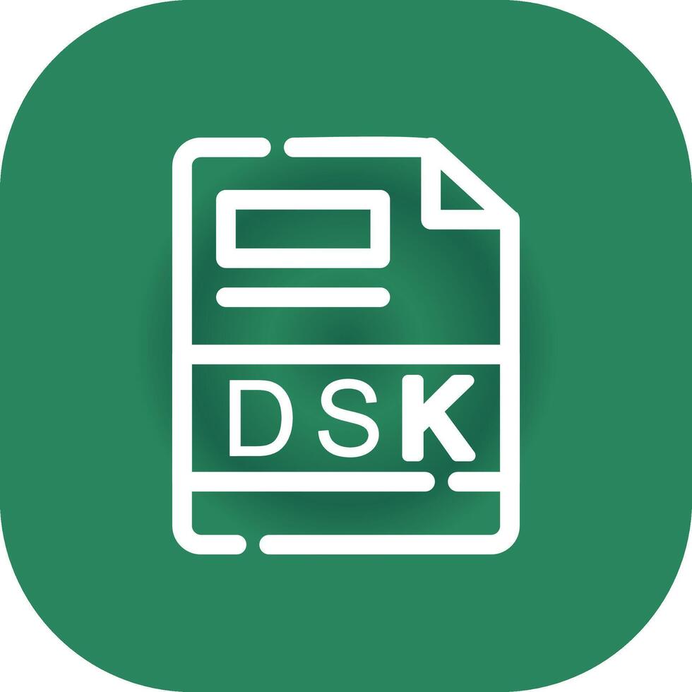 dsk criativo ícone Projeto vetor