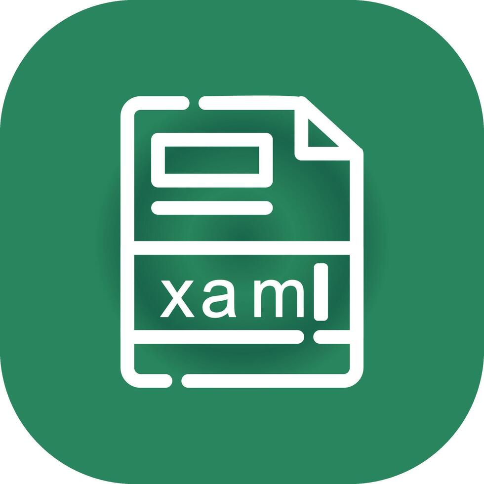 xaml criativo ícone Projeto vetor