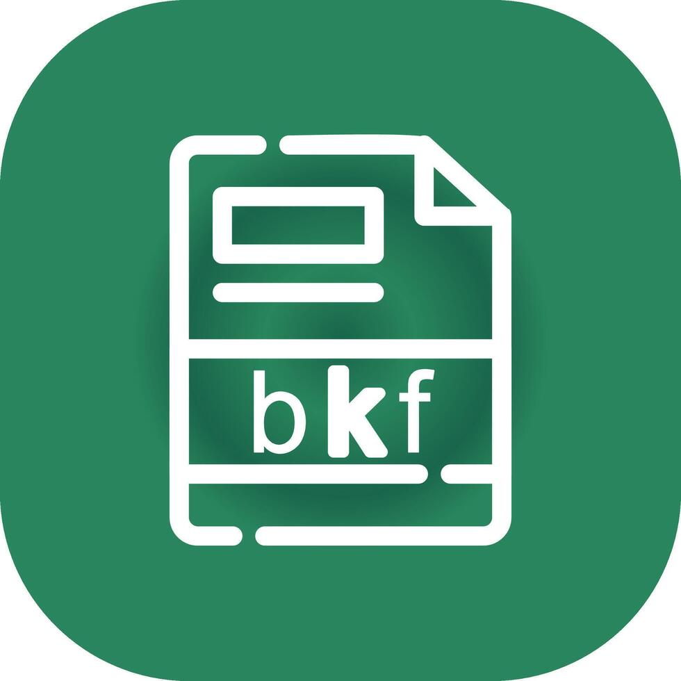 bkf criativo ícone Projeto vetor