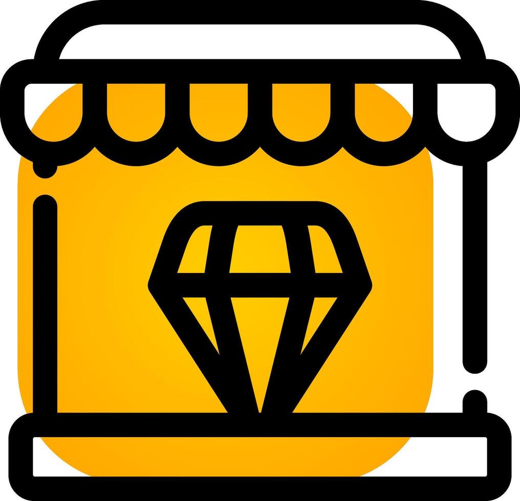 diamante fazer compras criativo ícone Projeto vetor