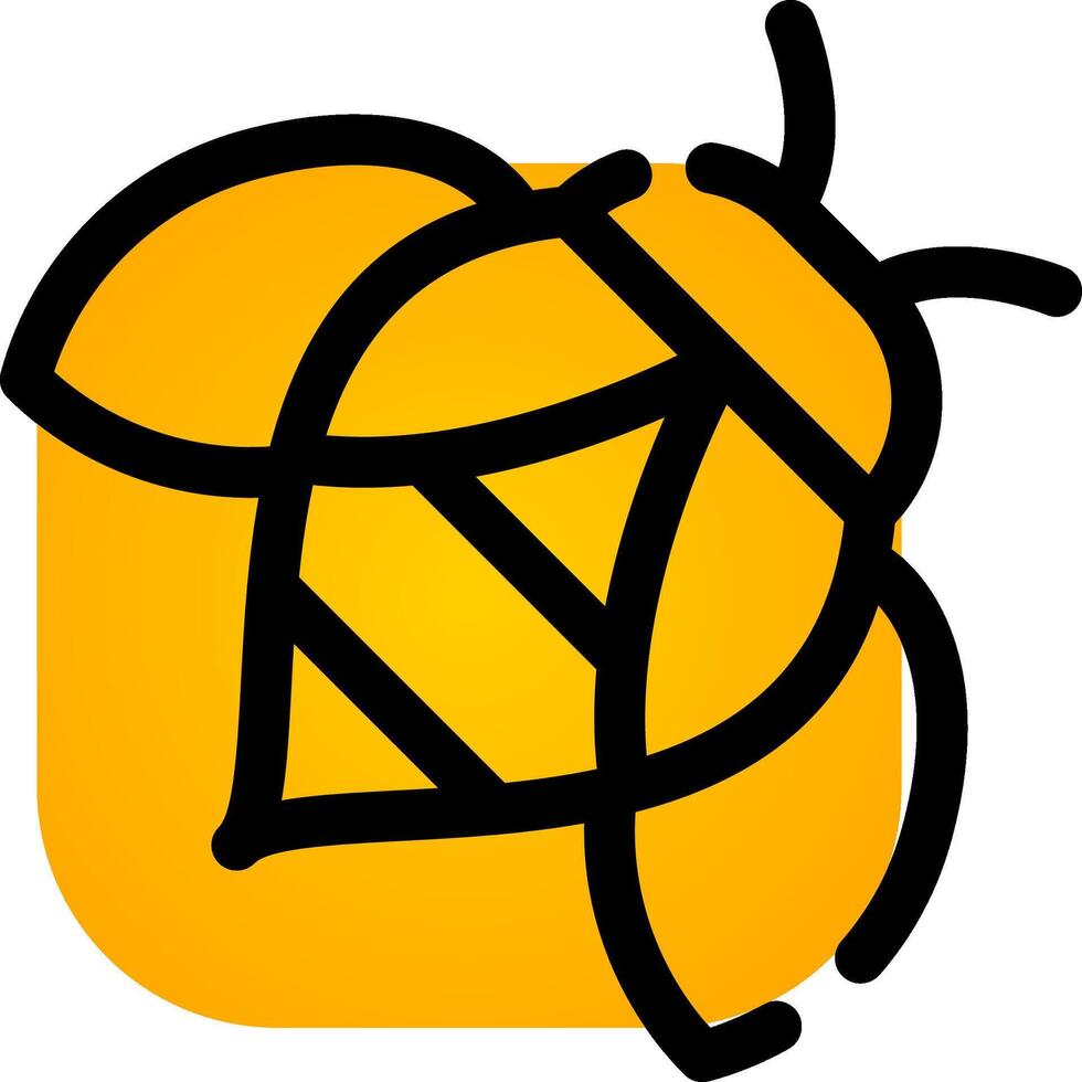 abelhas criativo ícone Projeto vetor
