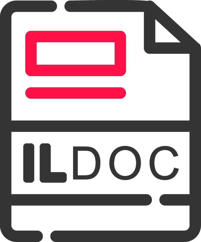 ildoc criativo ícone Projeto vetor