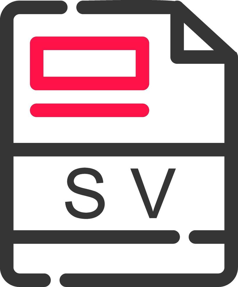 sv criativo ícone Projeto vetor