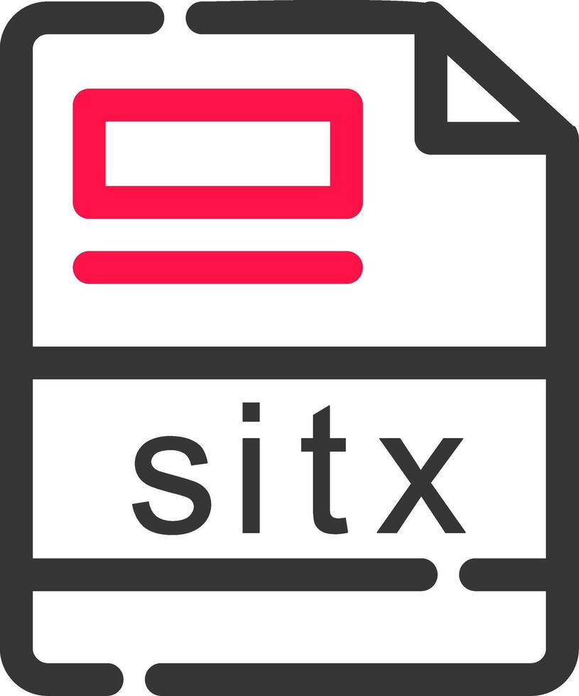 sitx criativo ícone Projeto vetor