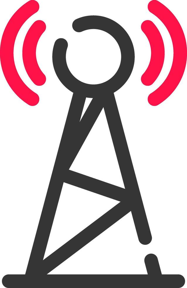 rádio transmissão criativo ícone Projeto vetor