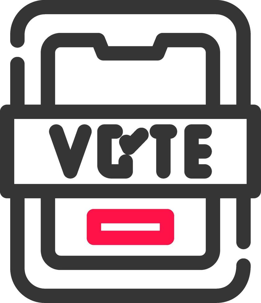 votar design de ícone criativo vetor