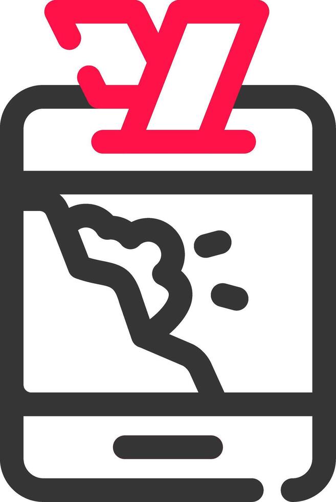 design de ícone criativo de passe de esqui vetor