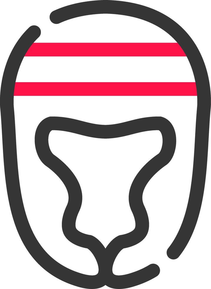 design de ícone criativo de capacete vetor