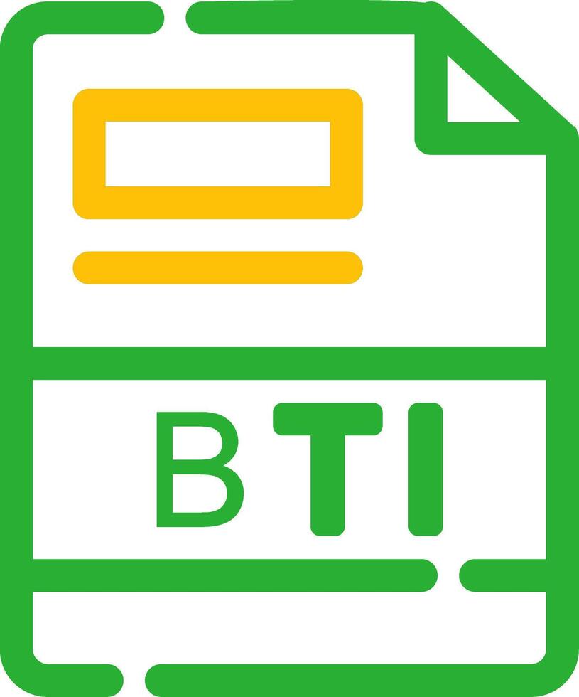 bti criativo ícone Projeto vetor