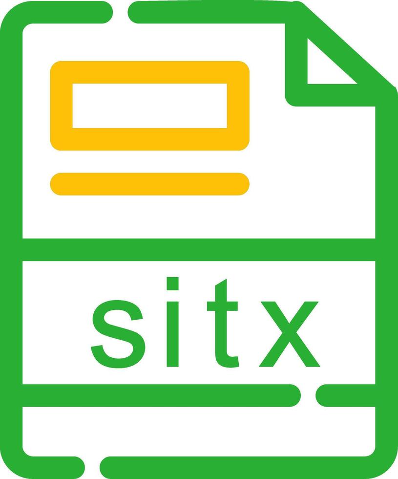 sitx criativo ícone Projeto vetor