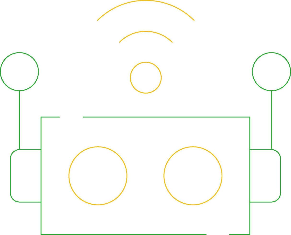 inteligente robótico criativo ícone Projeto vetor