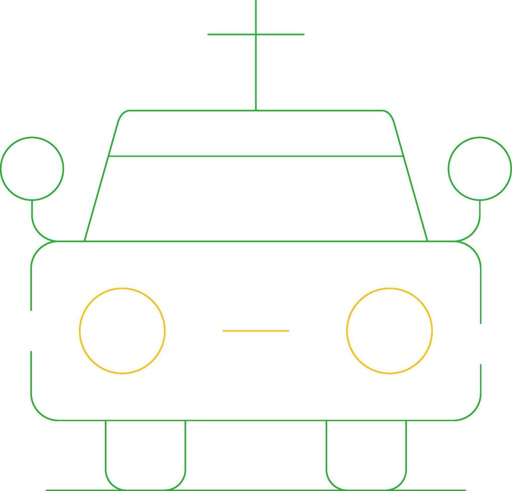 carro fúnebre criativo ícone Projeto vetor