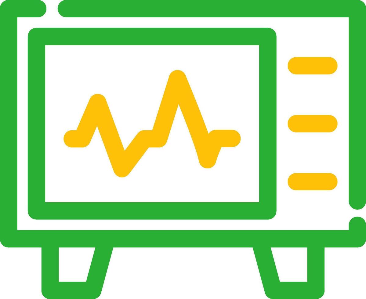 design de ícone criativo de eletrocardiograma vetor